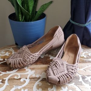 Natural Soul Grandeur Huarache Flats